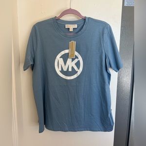 NWT Michael Kors MK logo tee L
Chambray blue and White logo
100% cotton